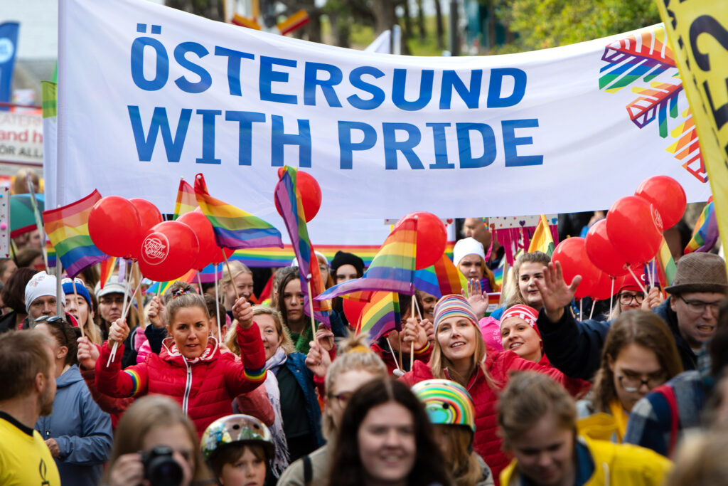 Paraden – Östersund Staaren Pride 2022